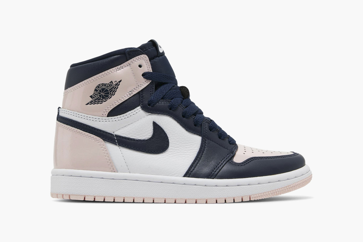 blue black and white jordan 1 womens