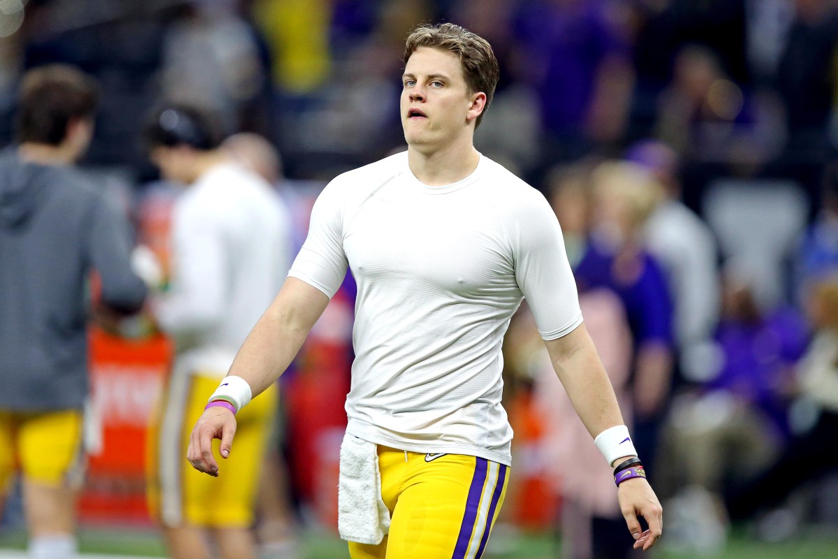 joe burrow game jersey