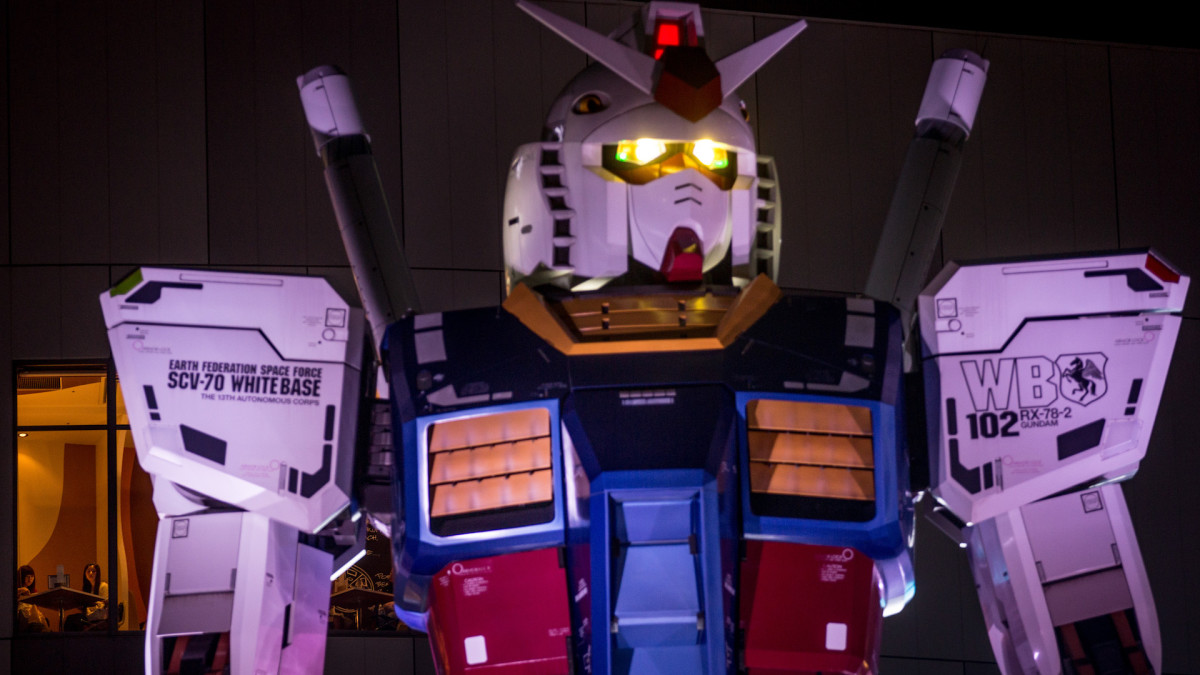 60 foot tall gundam robot