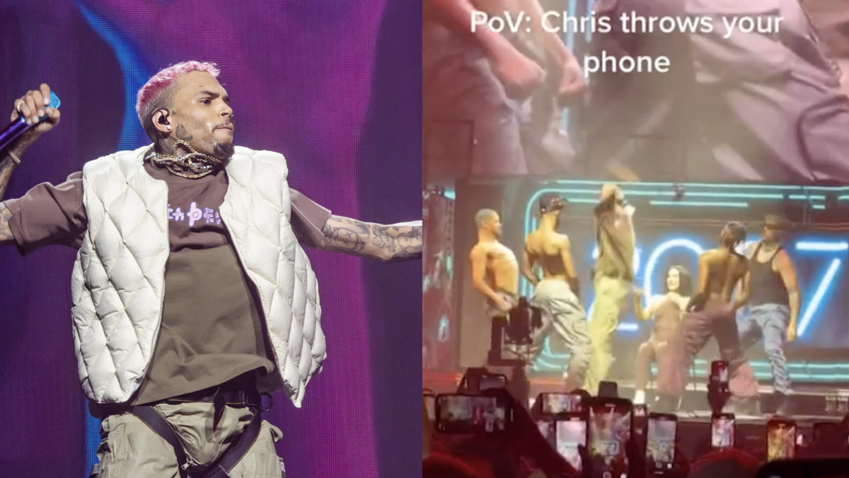 Chris Brown Addresses Throwing Fan’s Phone After She Tried to Record