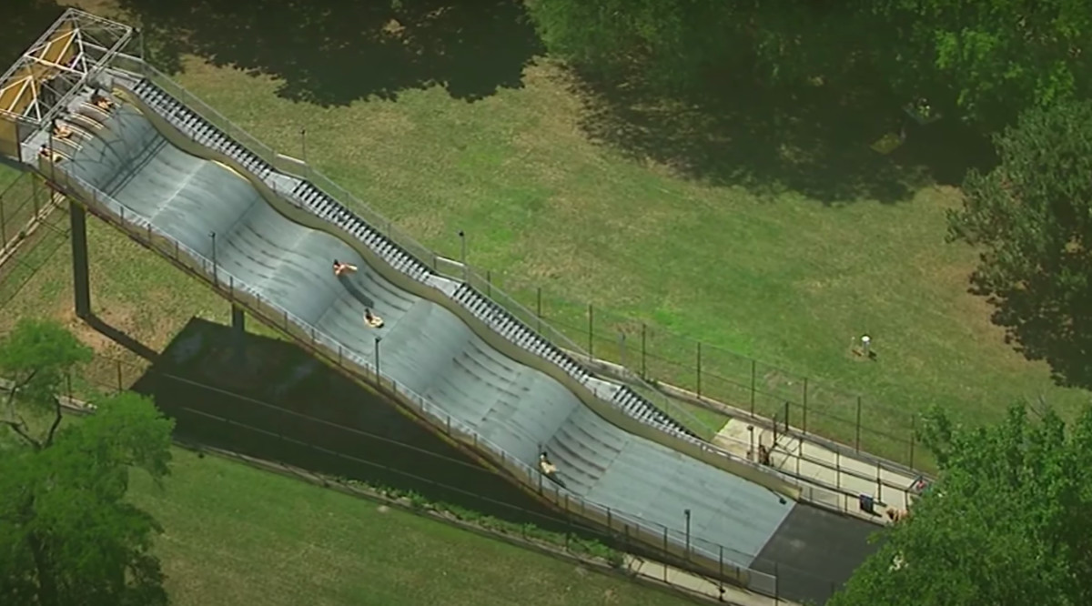 Giant Slide Attraction Set to Open Again After Footage Captured Wild