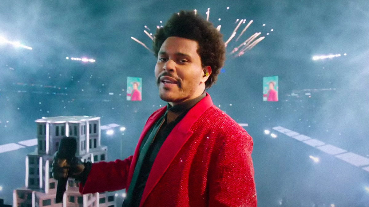 Super Bowl The Weeknd Red Blazer - New American Jackets