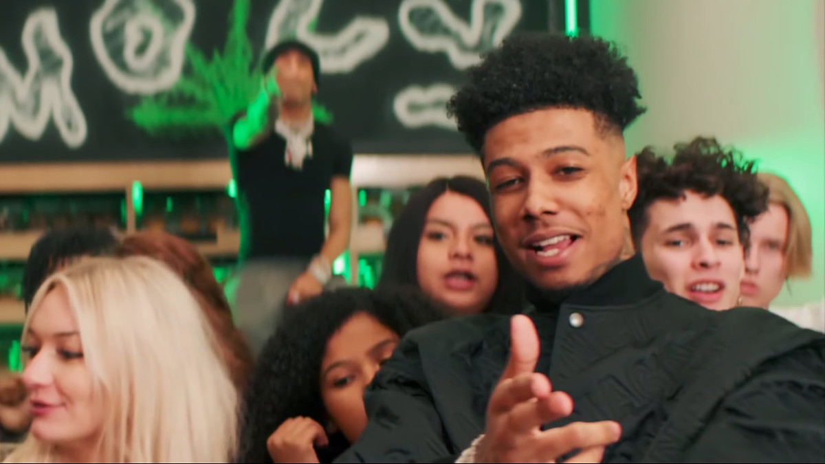 Blueface and NLE Choppa Serve Customers Weed Donuts in ...