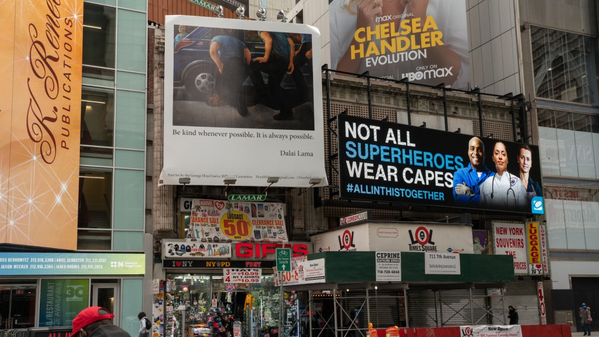 Billboard Company Backs Out of Displaying Artist's George Floyd Mural | Complex