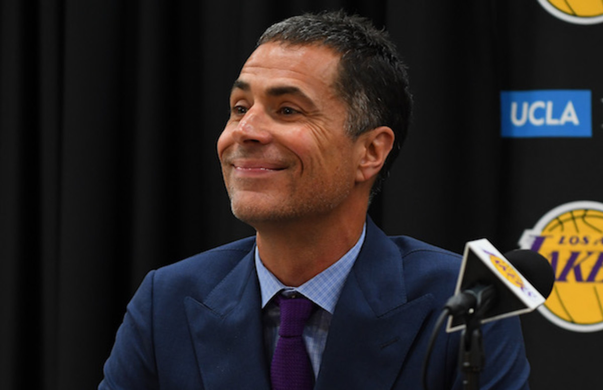 Lakers Gm Rob Pelinka Says The Team Constructed New Roster To Defend Warriors Complex