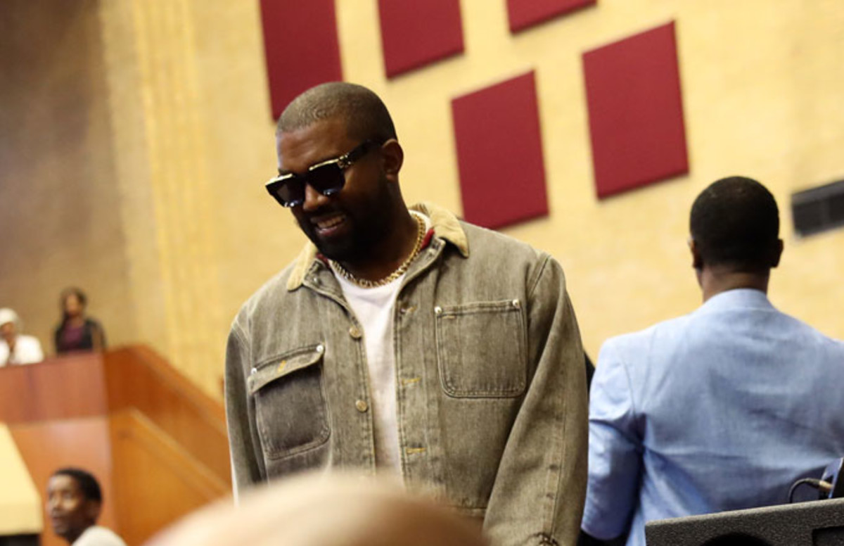 Kanye West Brings Sunday Service To Howard Homecoming Complex