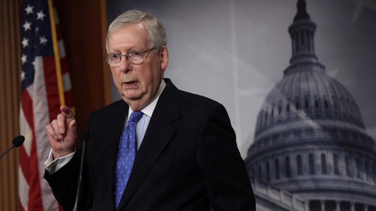 Mitch McConnell's Louisville Home Vandalized | Complex