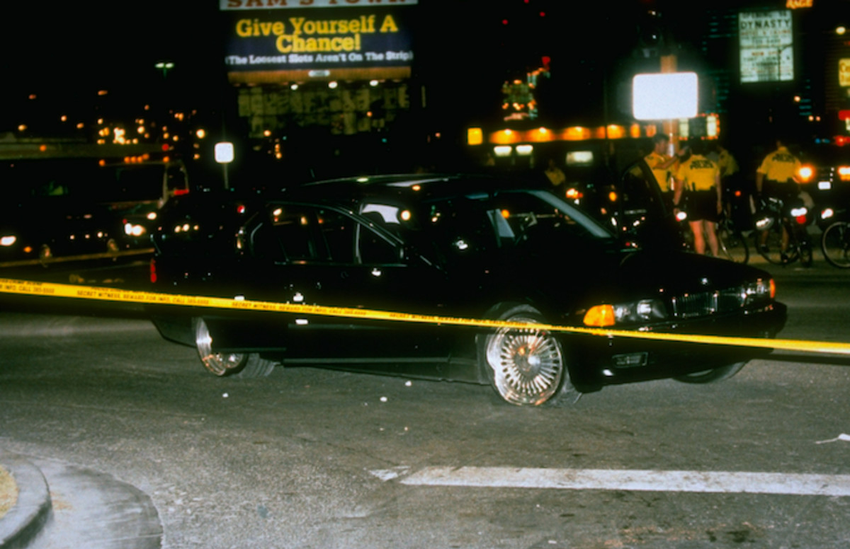the bmw 2pac was fatally shot in is up