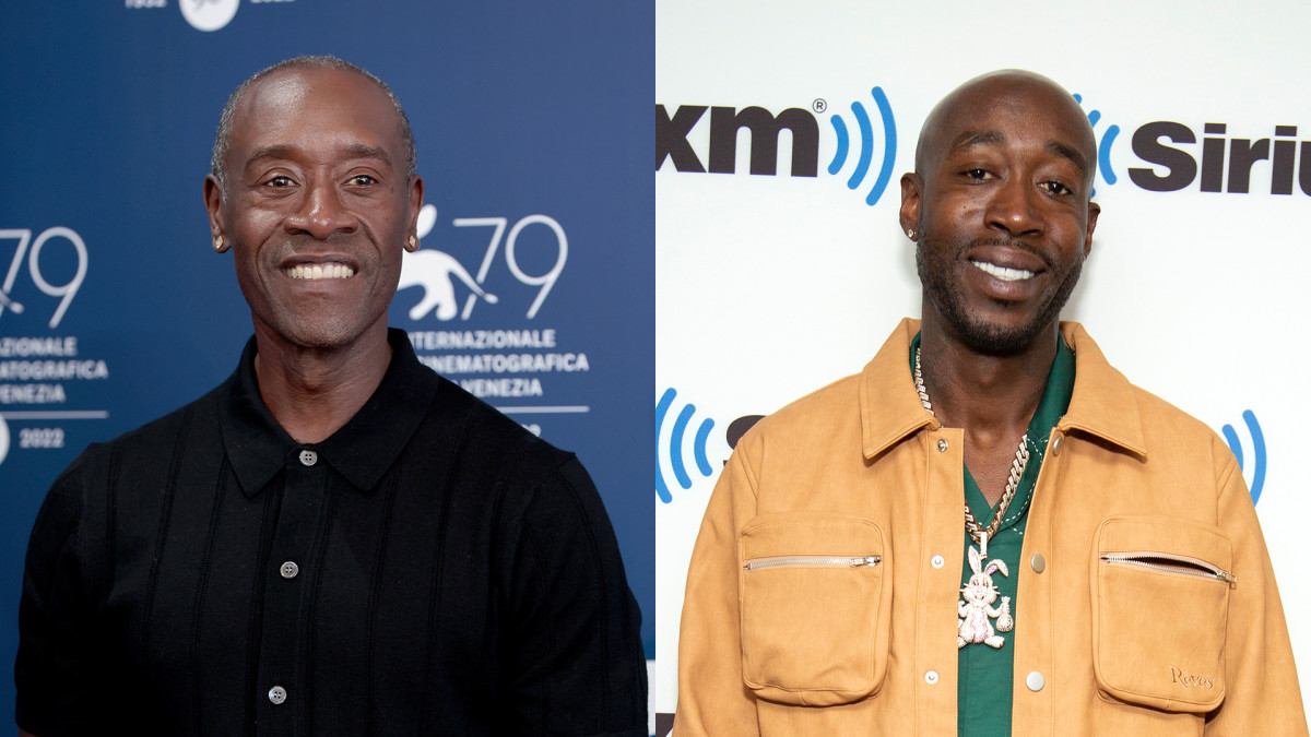 Don Cheadle and Freddie Gibbs Joke About Looking Alike Complex