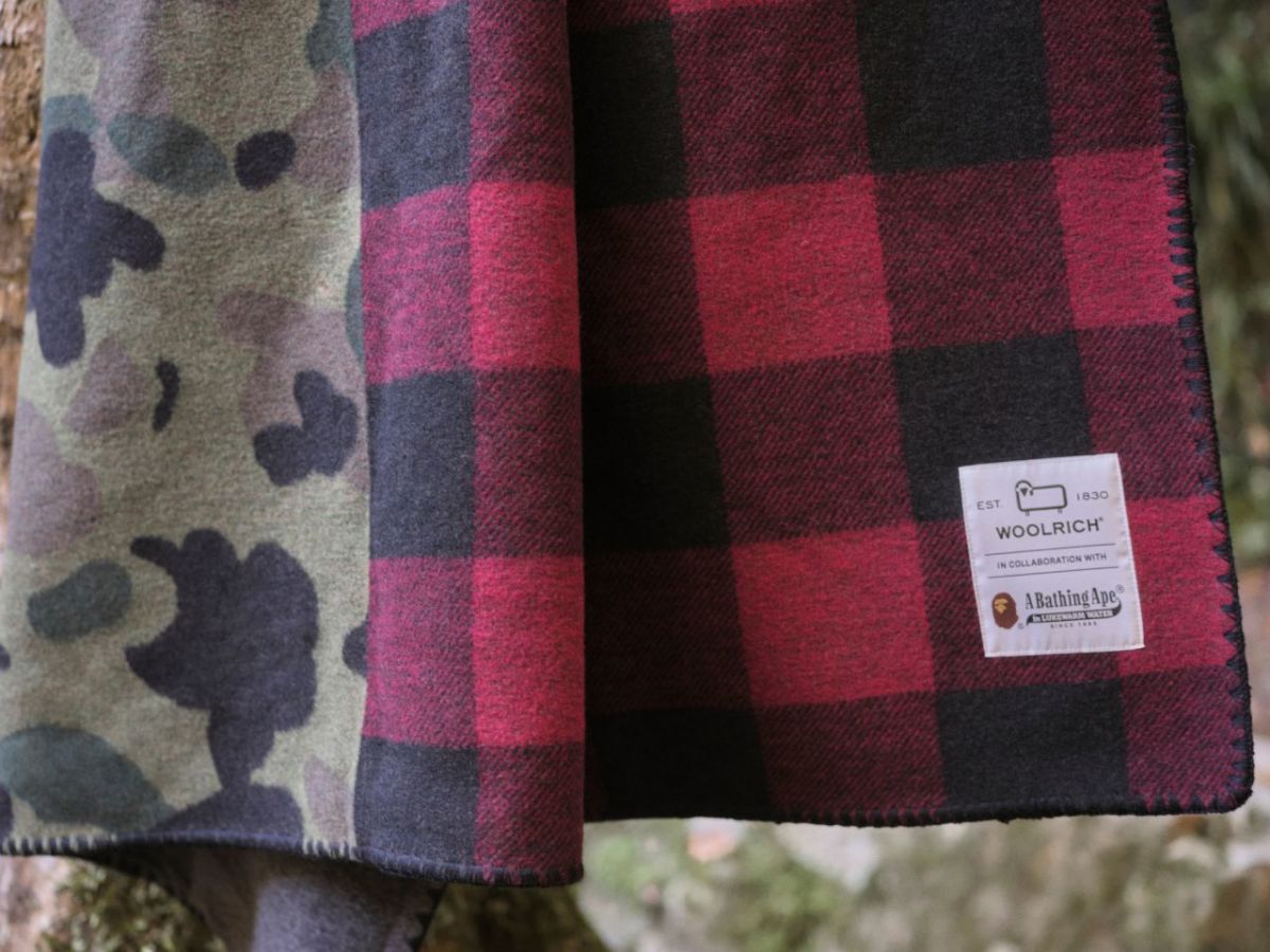 BAPE®︎ and Woolrich Team up for 4-Piece Pattern Capsule