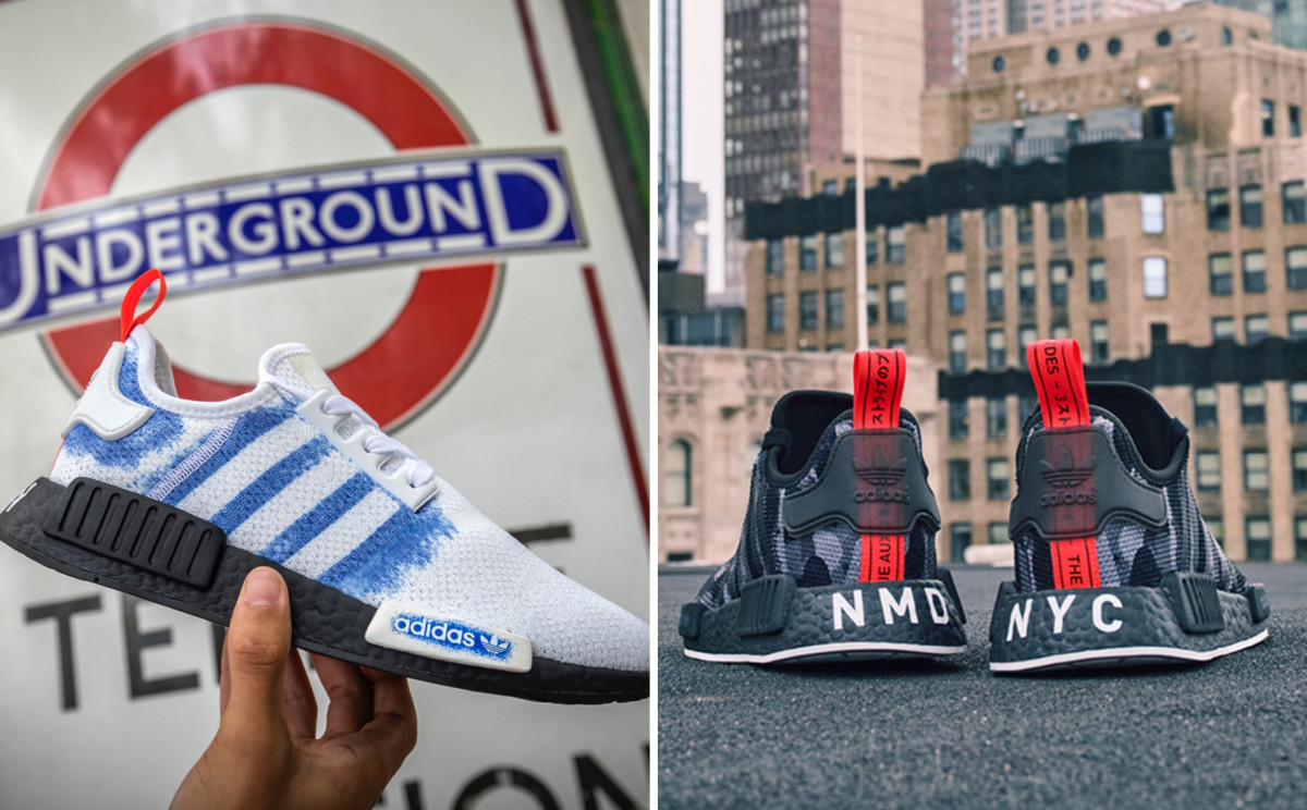 camisa Anzai Adjuntar a adidas and Foot Locker Europe Combine for the NMD 'Printed Series' Inspired  by London and NYC | Complex UK