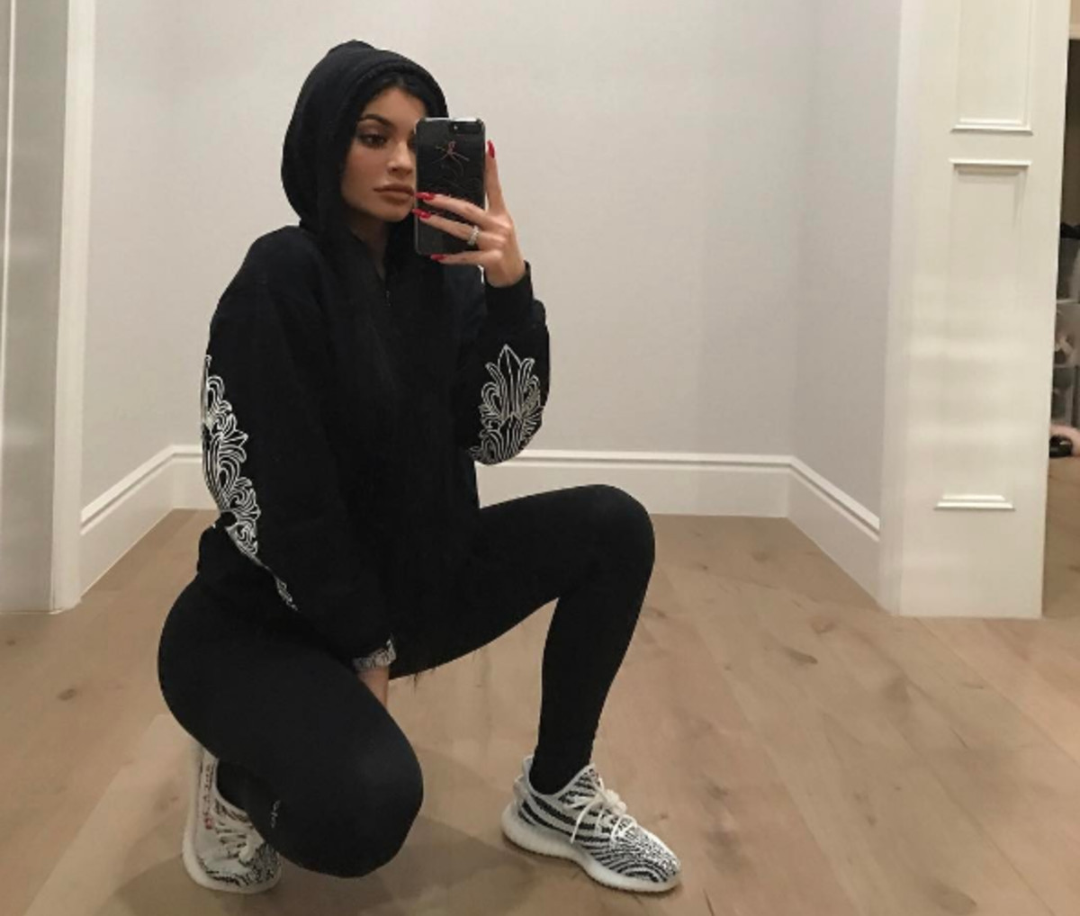 yeezy on feet women