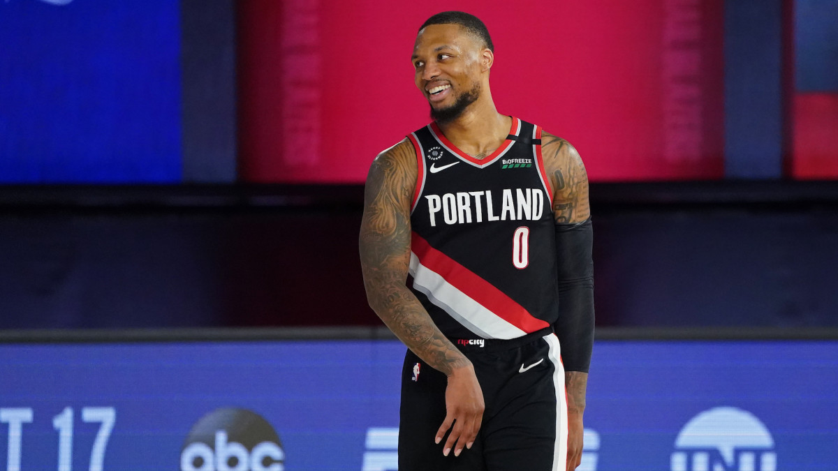 damian lillard bubble jersey