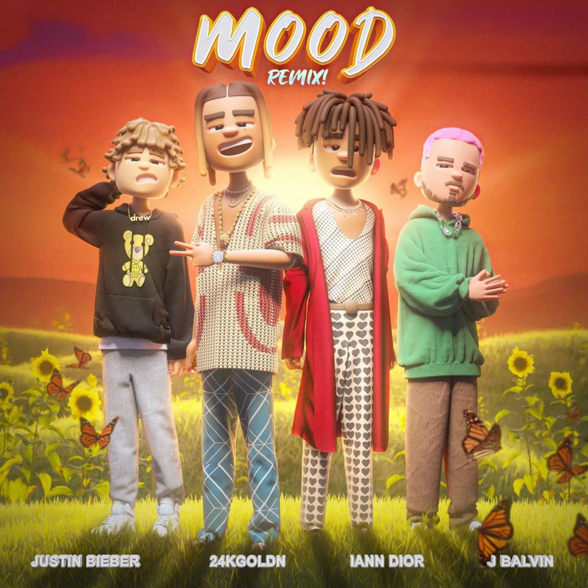 Listen To 24kgoldn S Mood Remix F Justin Bieber J Balvin And Iann Dior Complex
