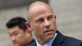Michael Avenatti leaves federal court after being arraigned in New York City.
