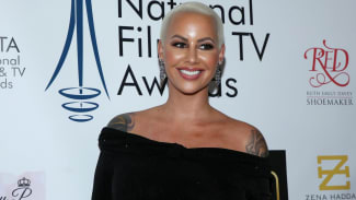 Amber Rose attends the National Film and Television Awards Ceremony at Globe Theatre