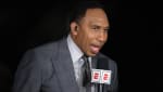 Stephen A. Smith on ESPN set during 2021 NBA Finals