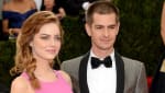 Emma Stone and Andrew Garfield attend the "Charles James: Beyond Fashion" Costume Institute Gala