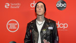 Travis Barker attends the 2020 American Music Awards