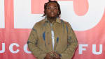 Gunna is seen at a red carpet event