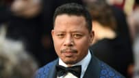 Terrence Howard arrives on the red carpet for the 89th Oscars