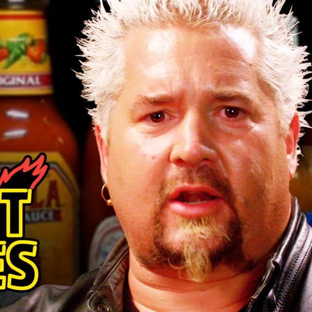 Watch Guy Fieri Take On The Hot Ones Challenge Complex