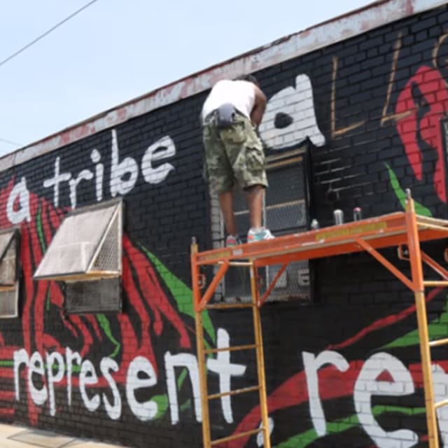 Here's How A Tribe Called Quest's Latest Mural Was Created in Queens