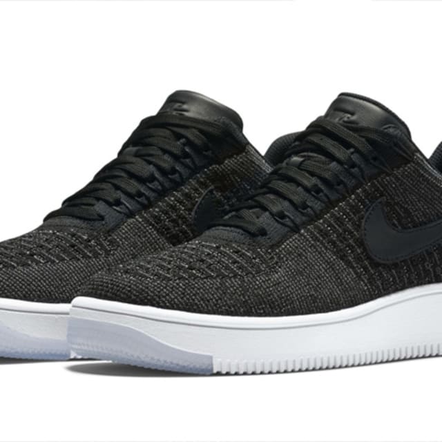 nike air force 1 ultra flyknit low black