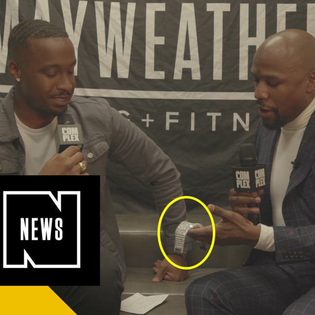 Floyd Mayweather Explains 50 Cent Beef and Shows Off $18 ...