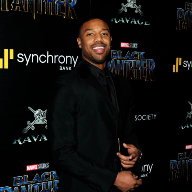 michael b jordan is down with his killmonger hairstyle