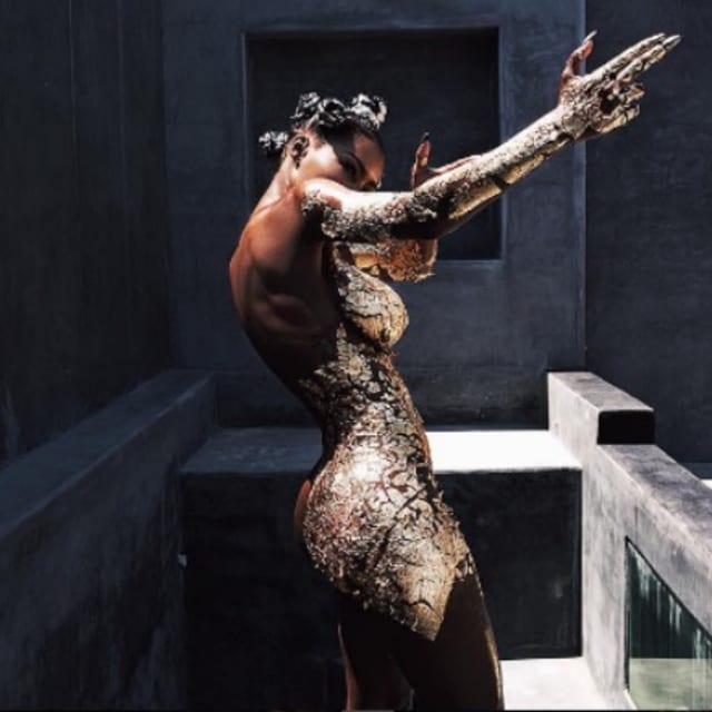 Teyana Taylor Is Naked and Dipped in Gold in New 