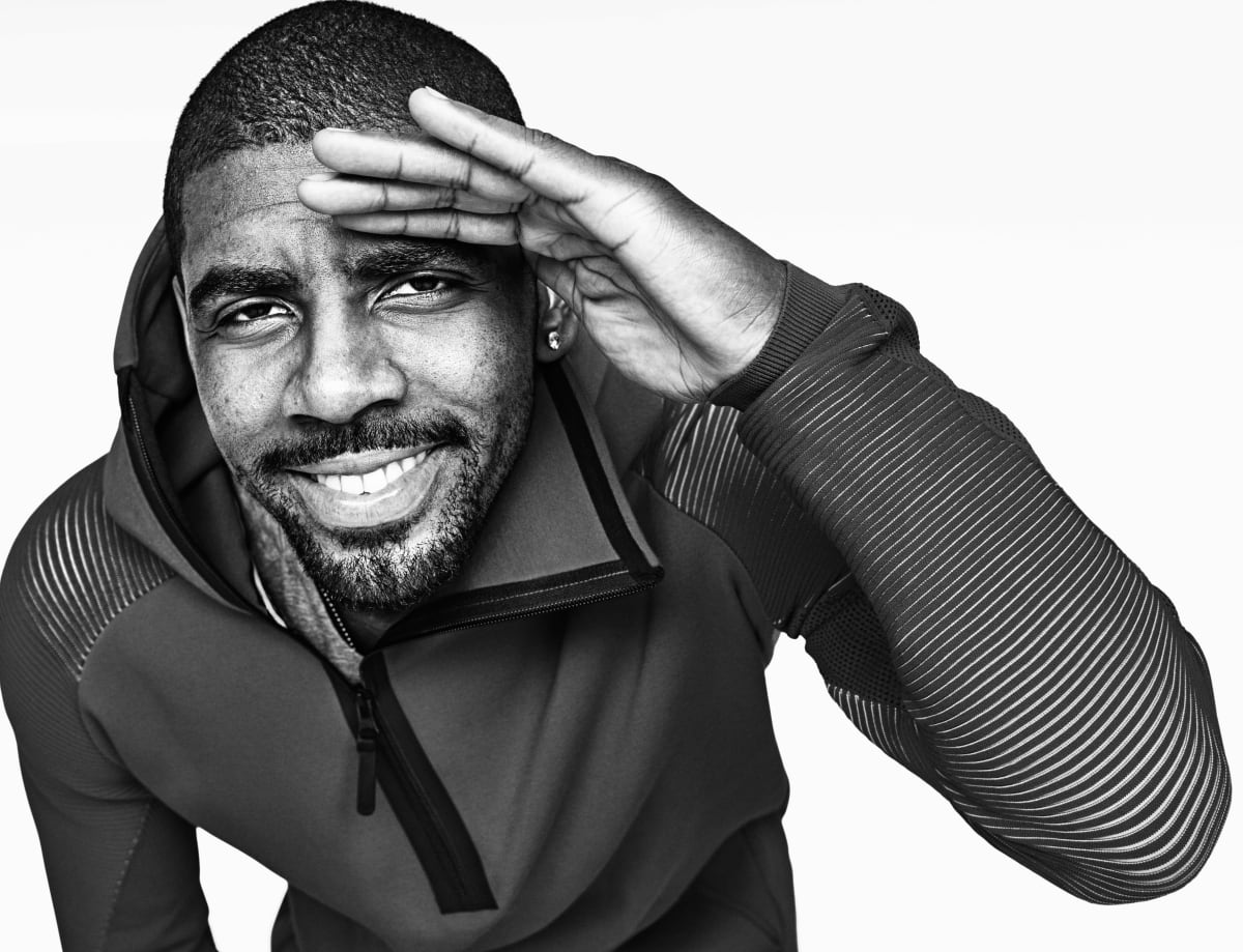 kyrie irving grey sweatpants
