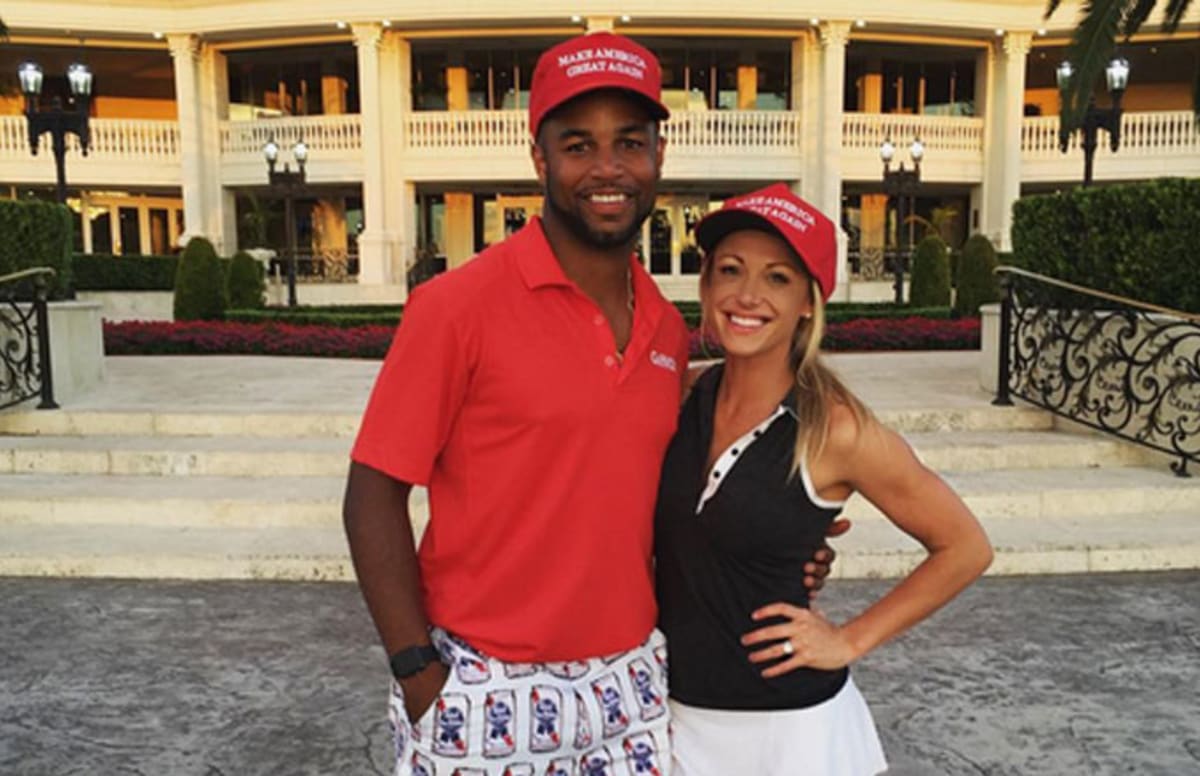 Photo of Golden Tate Wearing �MAGA� Hat Resurfaces and