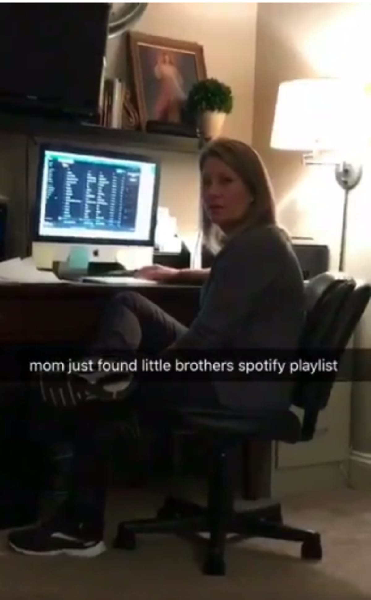 Mom Discovers Sons Rap Spotify Playlist Proceeds To Hilariously Freak