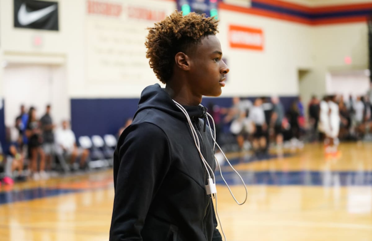 LeBron James Jr. Showed Out in a Hoodie for Jordan Event ...