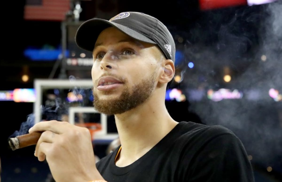 You Need to Hear the Full Story Behind Steph Curry's Cigar Smoking at