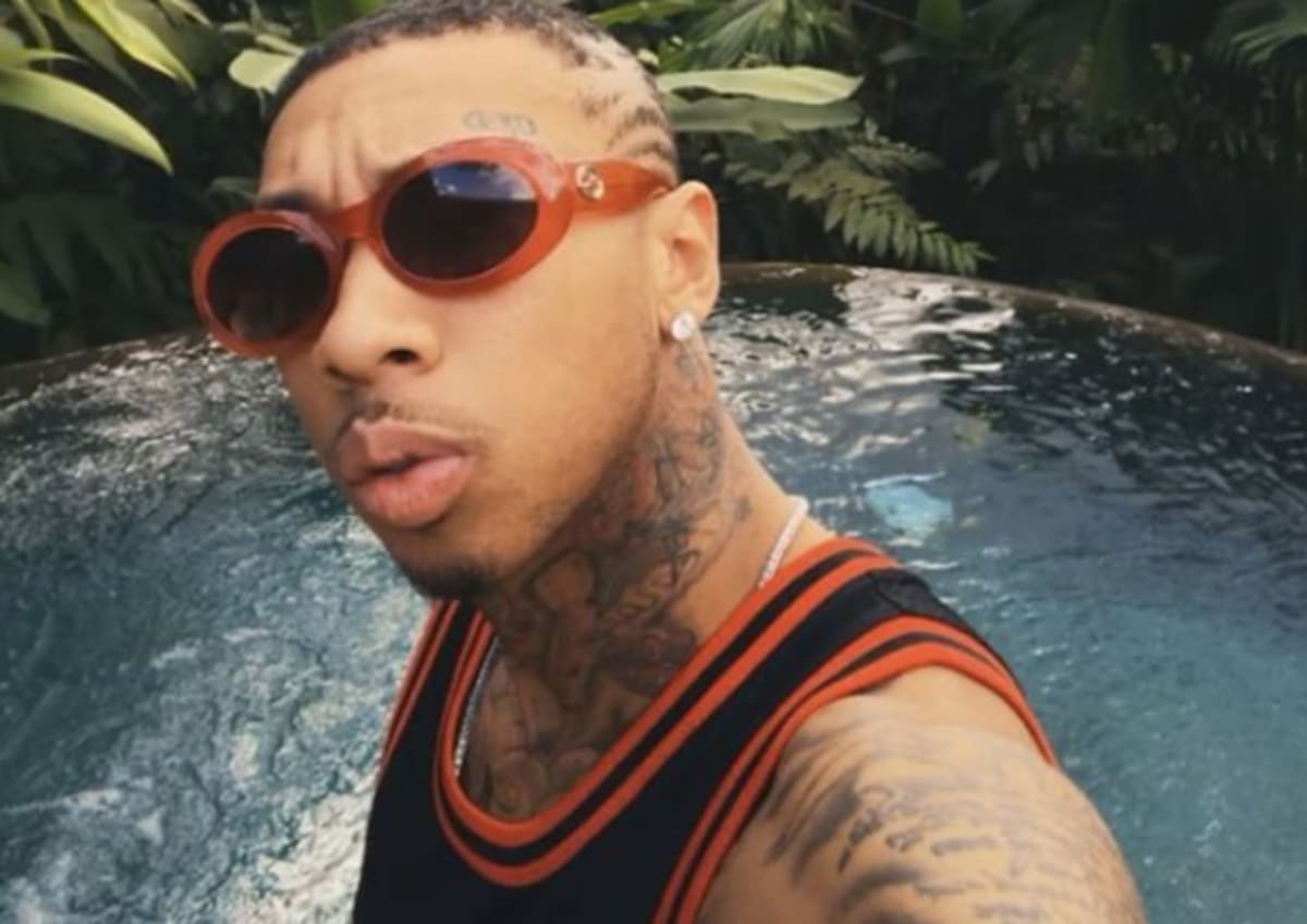 Tyga Roasted on Twitter for New Striped Haircut  Complex