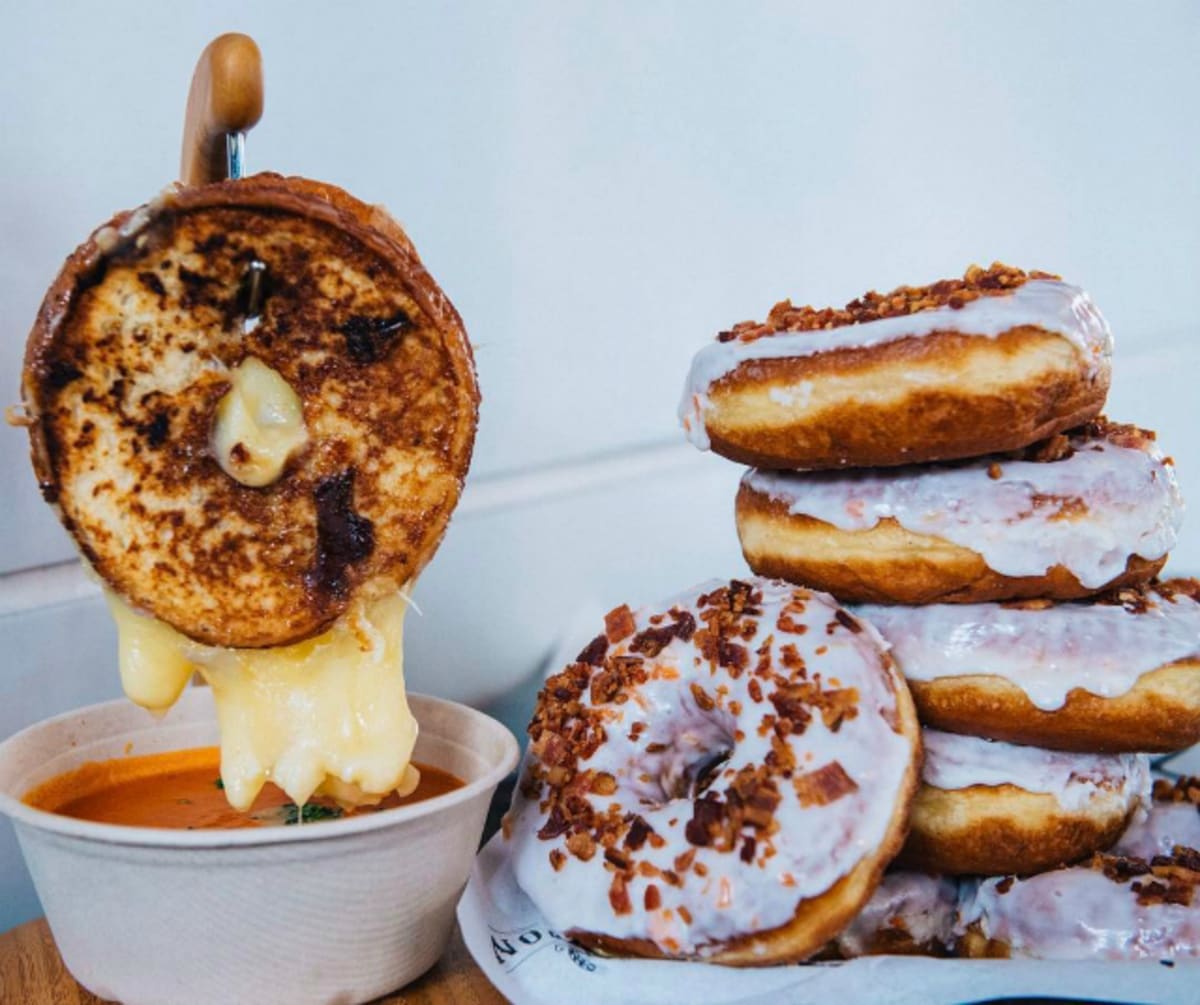 This Grilled Cheese Donut Is the Totally Real, Absolutely Insane Food