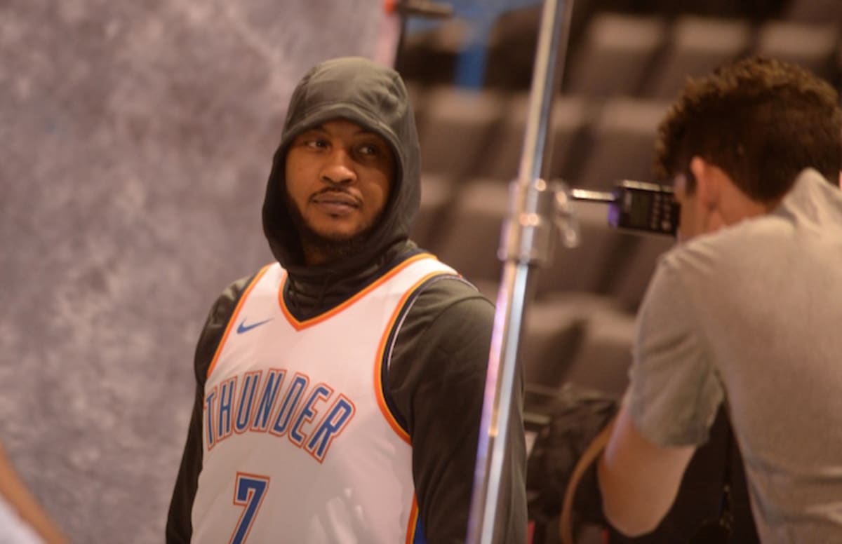 Carmelo Anthony Explains the Origins of 'Hoodie Melo' Complex