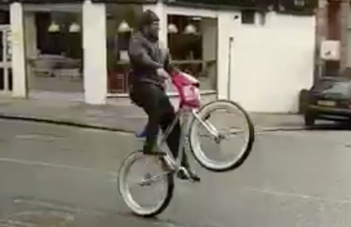 Watch Marshawn Lynch Pop a Wheelie on a Bike and Play Chicken With a