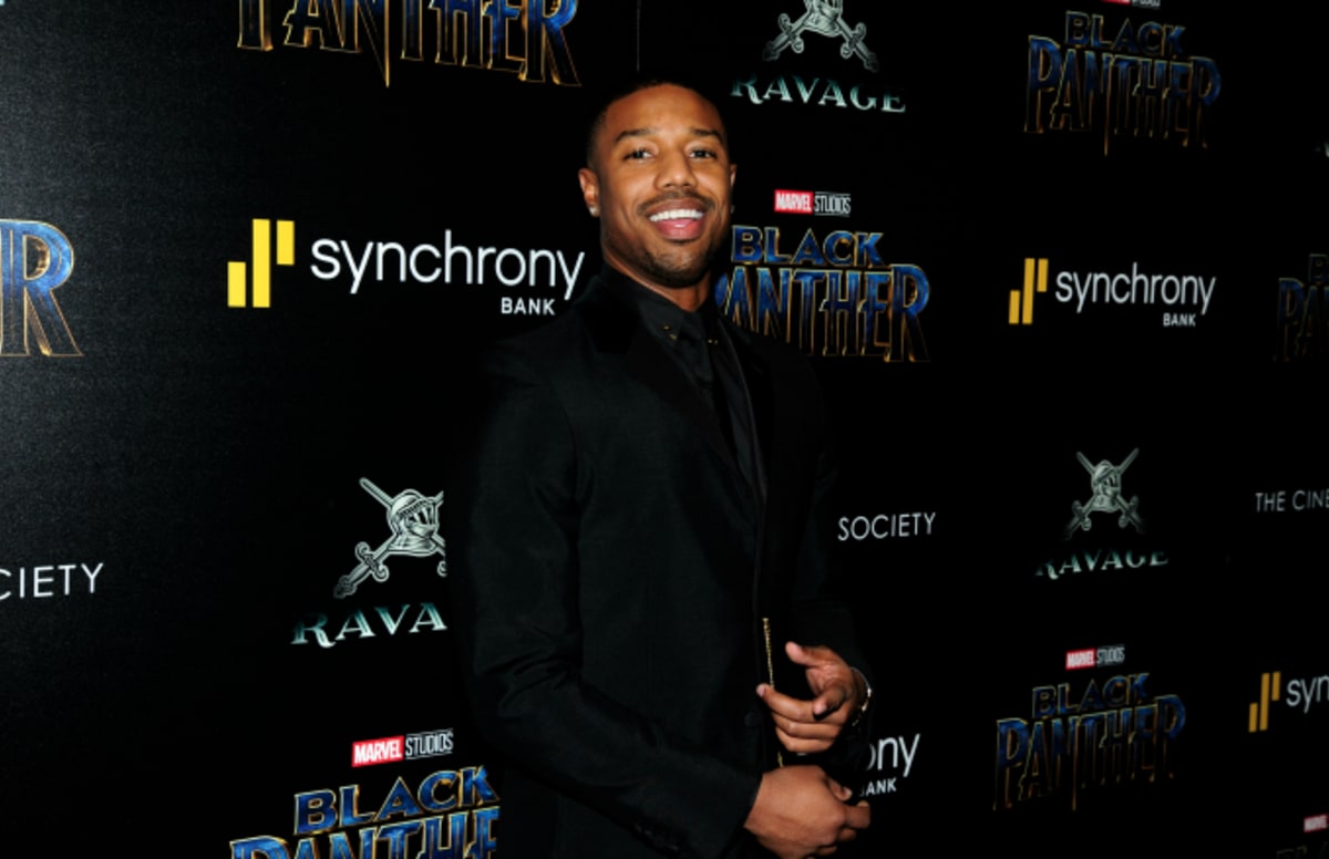 michael b jordan is down with his killmonger hairstyle