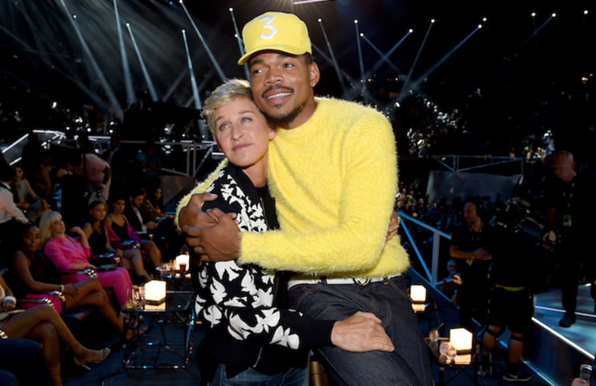 chance the rapper on ellen