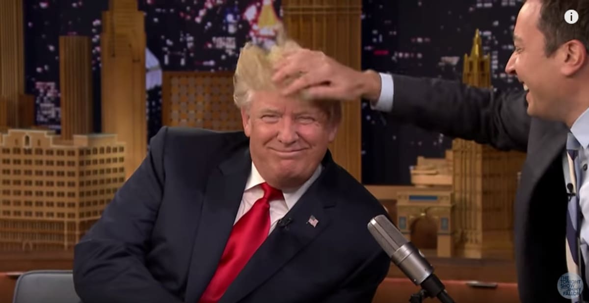 Jimmy Fallon Messes Up Donald Trump's Hair | Complex