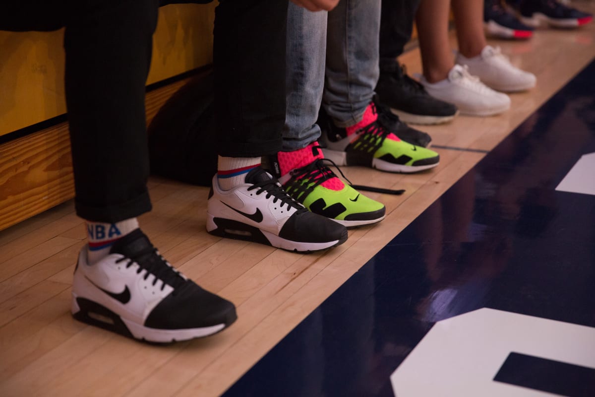 TSN anchor Kayla Grey wearing the New Nike React Hyperdunk Flyknit - Some of Toronto's most ...