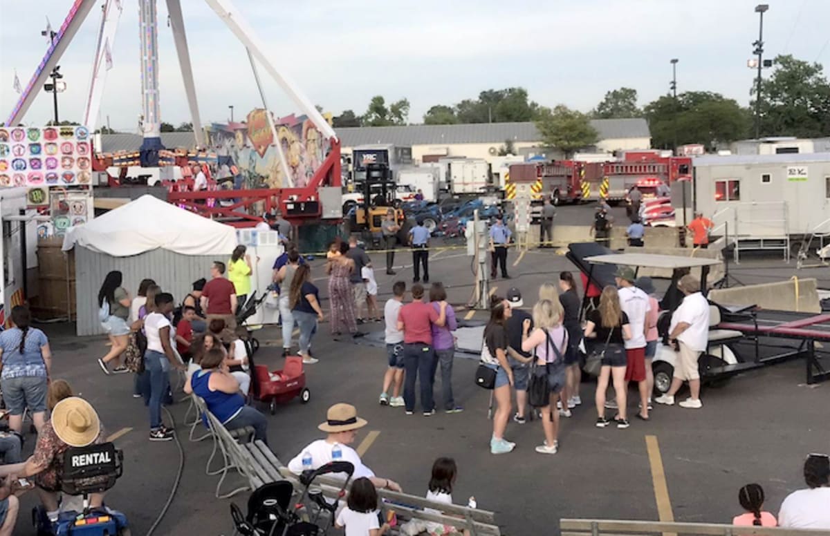 Horrifying Video Shows Ohio State Fair Ride Malfunction Leaving 1 Dead