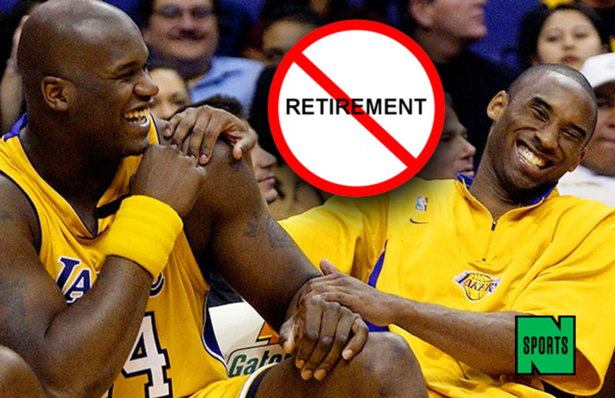 Shaq Tells Kobe Not to End His Career Too Soon: 