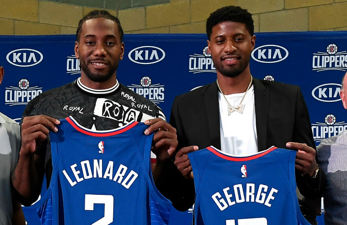 Image result for kawhi and pg