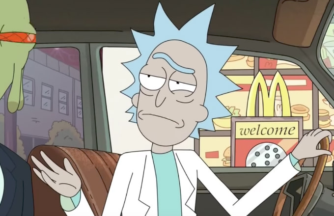 Rick and morty real fake doors