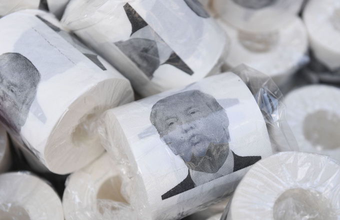Trump Taunted Over Embarrassing Toilet Paper Fiasco Complex