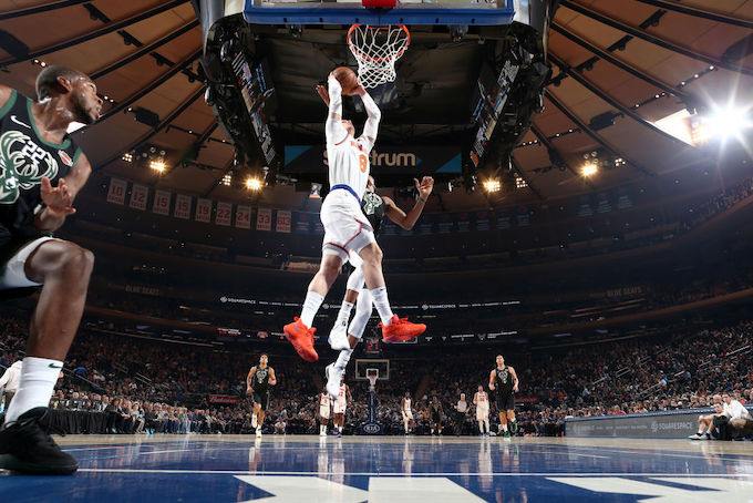 Giannis Antetokounmpo On Mario Hezonja Stepping Over Him I
